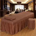thumbnail image 3 of GUOOL SPA Massage Table Bed Skirt Pillow Case Stool Cover Coffee-L, 3 of 7