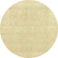 thumbnail image 1 of Ahgly Company Tapis d'Intérieur Ronds Abstraits Brun Or de Style Oriental, 3 Pieds Rond, 1 of 6