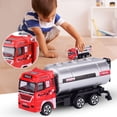 thumbnail image 2 of Die-cast Alloy Fire Truck Toys Set, Simulation Fire Fighting Sandbox Game , Rescue Cars, Tower , Gift For 3+, 2 of 2
