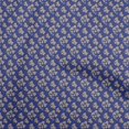 thumbnail image 1 of oneOone Polyester Spandex Bleu Indigo Tissu Floral Matière de Robe Tissu Imprimé Tissu au Mètre 56 Pouces de Large, 1 of 4