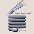 thumbnail image 2 of Universal Washer Drain Hose Extension for Laundry Plumbing Fittings Flexible Durable Connector Upgrade Replacement Universal Fit for Washing Machine Dryer Drain Line, 2 of 3