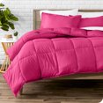 thumbnail image 1 of Bare Home Down Alternative Comforter Set - 3-Pieces - All Seasons - Queen, Pink, 1 of 5