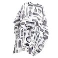 thumbnail image 4 of pitrice Grand Salon Coiffeur Coiffure Robe de Coupe Shampooing Cheveux Cape Tablier-39 "x 55" C, 4 of 9