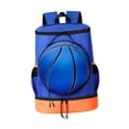thumbnail image 2 of Rongfmy Sac à Dos de Basketball Sac de Rangement de Basketball Sac de Gym pour Randonnée Cyclisme de Rue Bleu Orange m Enfants, 2 of 9