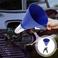 thumbnail image 5 of KAKOWELY oil funnel for car Oil Funnel Set ABS Oil Fuel Funnel with Clamp Oil Funnel Adjustable Oil Funnel Engine Oil Change Tool for Car and Boat Use Blue, 5 of 5