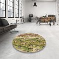 thumbnail image 4 of Ahgly Company Tapis d'Intérieur Rectangulaire Transitionnel Rouge Brun Lavable à la Machine, 7 Pieds x 10 Pieds, 4 of 7