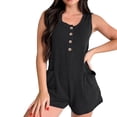 thumbnail image 2 of Timegard Shorts for Women 2pc Plus Size Elastic Waist Loose Soft Pajamas Shorts Homewear Solid Color, 2 of 6