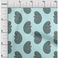 thumbnail image 1 of oneOone Cotton Poplin Fabric Paisley Block Print Fabric BTY 56 Inch Wide, 1 of 4