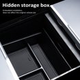 thumbnail image 1 of Boîte de Rangement Organisatrice de Console Centrale de Remplacement pour Tesla Model 3 2024 en Matériau Floqué, 1 of 7