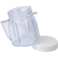 thumbnail image 2 of For Blender Replacement Parts, 4937 Mini Osterizer Blender Jar Accessory, Cup Mini Plastic Jars with Lids (2 Pack),2 x Mixing tank,Transparent, 2 of 9