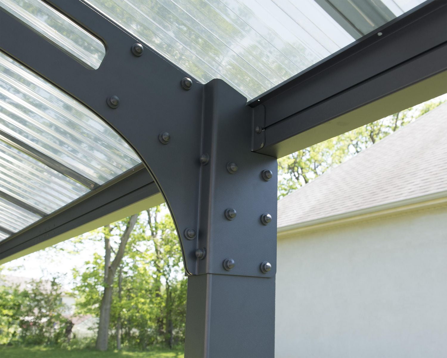 CANOPIA by PALRAM Arizona Double 16ft. x 19 ft. Carport Kit - Grey
