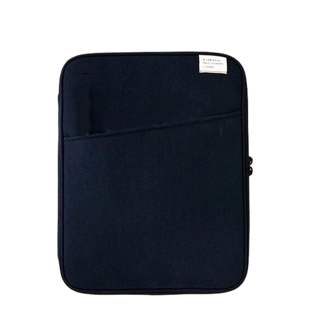 Shengyu 1/2/3 Tablet Sleeve Bag Laptop Pouch Soft Computer Handbag Notebook Keyboard Storage for Zipper Closure Mouse Organizer Business Dark blue 11inch 1 Pc
