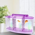 thumbnail image 4 of LAFGUR Small Aquarium, Desktop Fish Tank, For Betta With LED Light Small Fishes With Water Change Valve, 4 of 8