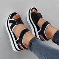 thumbnail image 2 of 2025 Women Shoes Sandals Platform H Sandals for Women Wedge Sandals Fashion Versatile Sandals with Rhinestones for Women Braided Buckle Breathable Wedge House Sandals for Women Sandals, 2 of 5
