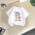 thumbnail image 5 of HNMKIU T-Shirt Graphique à Manches Courtes pour Filles, Tenue Décontractée d'Été, Col Rond Tendance pour Jeunes Fashionistas, 5 of 5