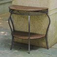 thumbnail image 1 of International Caravan Valencia Half Moon Patio Table in Antique Brown, 1 of 1