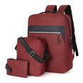 thumbnail image 1 of Fashion Three-piece Backpack Backpack Male Business Usb Charging Laptop Bag High-capacity Students Bag, 1 of 3