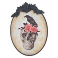 thumbnail image 1 of Wooden Hanging Skull, 1 of 5