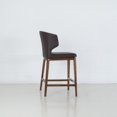 thumbnail image 3 of Tabouret de Bar à Dossier Ailé Rembourré de Qualité Contractuelle Cabo (26 Po/29 Po), 3 of 5