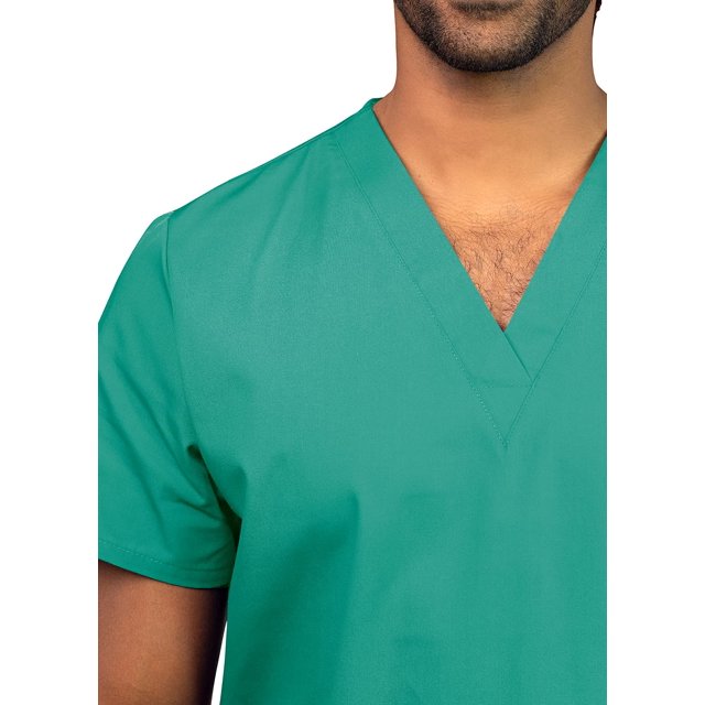 Adar Universal Unisex Scrubs - V Neck Tunic Scrub Top