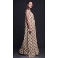 thumbnail image 2 of Bimba Chemises de Nuit Dark Peach2 à Feuilles Florales et Roses pour Femmes en Rayonne Imprimée à Bretelles Spaghetti Lingerie de Nuit pour Femmes Grande, 2 of 5