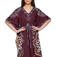 thumbnail image 4 of Moomaya Kaftan de Plage, Paréo de Bikini, Robe Longue Maxi Caftan pour Femmes, 4 of 6