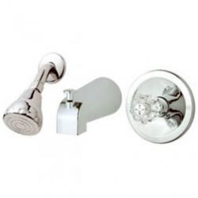 Homewerks Worldwide 210518 Robinet Combiné à Pointe de Laurier, Chrome