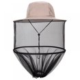 thumbnail image 1 of Outdoor Fishing Cap Beekeeping Anti-mosquito Mesh Protect Head Net Hat with Flat eaves, 1 of 1