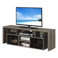 thumbnail image 3 of Meuble Télé Lexington de 60 Pouces avec Armoires de Rangement et Tablettes, Fini Bois Gris, 3 of 6