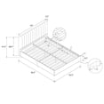 thumbnail image 3 of Novogratz Brittany Upholstered Bed, 3 of 8