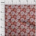 thumbnail image 1 of oneOone Viscose Jersey Fabric Circle Block Print Fabric By The Yard 60 Inch Wide, 1 of 5