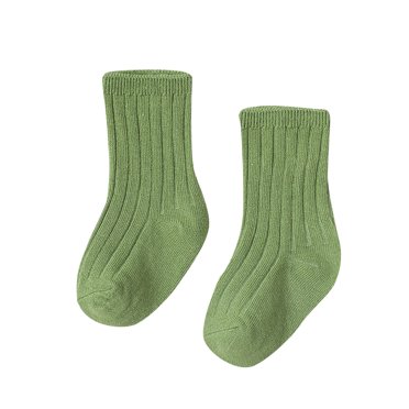 Ketyyh-chn99 Chaussettes pour Bébé Chaussettes Antidérapantes pour Enfants Filles Chaussettes en Coton Mi-Mollet Bébé Bébé Couleur Unie Chaussettes pour Nouveau-Né (Vert, m Tout-Petit) Chaussettes pour Nouveau-Né