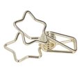 thumbnail image 4 of Wire Binder Clips, Strong Clamping Simple Style Multi Purpose Hollow Out Star Binder Clips Sturdy Metal  For Papers, 4 of 8