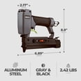 thumbnail image 3 of Master Mechanic Headless Micro Pin Nailer, Pneumatic 23 Gauge Hand Tool Set, 3 of 5