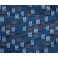 thumbnail image 4 of oneOone Polyester Lycra Fabric Brush Stroke Ikat Print Sewing Fabric BTY 56 Inch Wide, 4 of 4