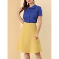 thumbnail image 5 of INSPIRE CHIC Chemise Douce pour Femme Vintage à Col Poupée Doux Boutonnée, 5 of 5