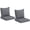 Gris, variante sur Outsunny Coussins de Chaise d'Extérieur avec Dossier pour Mobilier de Jardin, Verts