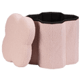 thumbnail image 3 of Bouclair Pink Storage Ottoman, 3 of 5