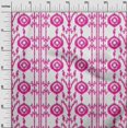 thumbnail image 2 of oneOone Polyester Lycra Fabric Paisley|Stripe & Circle Ikat Printed Craft Fabric BTY 56 Inch Wide, 2 of 4