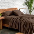 thumbnail image 2 of Bare Home Premium 1800 Collection 3-Piece Bed Sheet Set, Twin-XL, Cocoa, 2 of 9