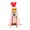 White, variant on Koszal Pet Hoodie Chicken Shape Cosplay Skin-friendly Pet Dogs Cats Hooded Sweatshirt for Holiday