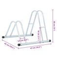 thumbnail image 4 of vidaXL Support de Vélo pour 2 Vélos sur Pied en Acier Galvanisé, 4 of 5