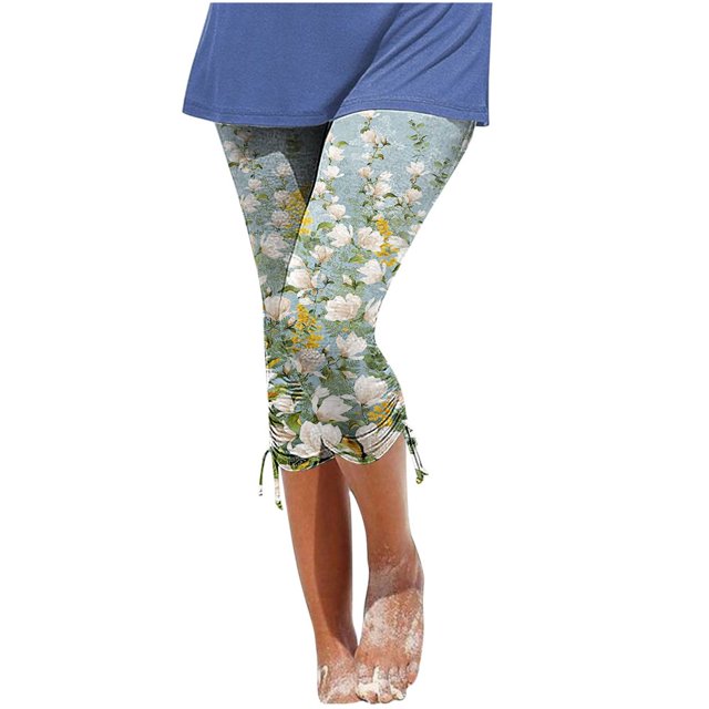 Pantalon Cargo pour Femmes à Coupe Décontractée par Generic TG, Capris Décontractés Noirs Unis, à Cordon, Raccourcis, Légers, 1 Unité