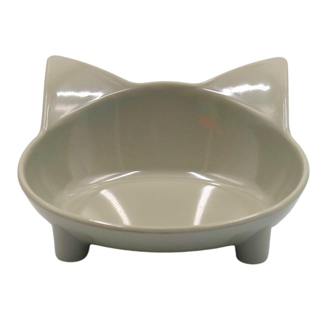 GROWTH TANK Shaped Bowl Non-slip Feeding Bowl Gray