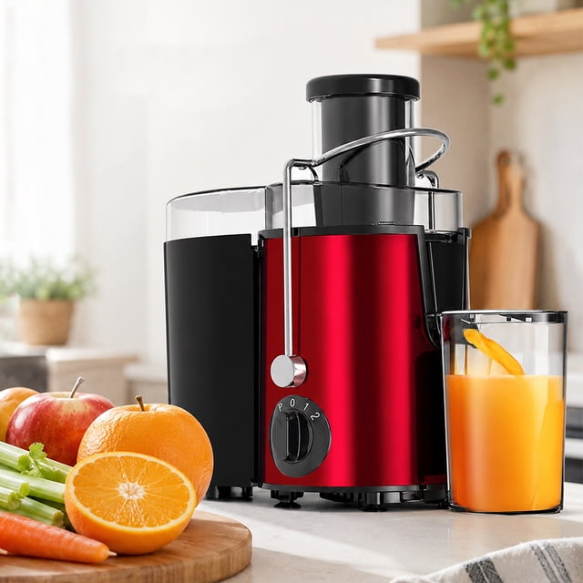 Juicer Machine, 800W Centrifugal Juicer Extractor with Wide Mouth Feed ...