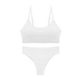 thumbnail image 1 of Culotte Sans Armatures pour Femmes avec Coussin de Poitrine Grande Taille Confortable, 1 of 4