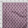 thumbnail image 2 of oneOone Cotton Silk Fabric Leaves & Floral Block Printed Craft Fabric BTY 42 Inch Wide, 2 of 4