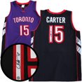 thumbnail image 1 of Vince Carter Signed Jersey Raptors Replica Purple, 1 of 1