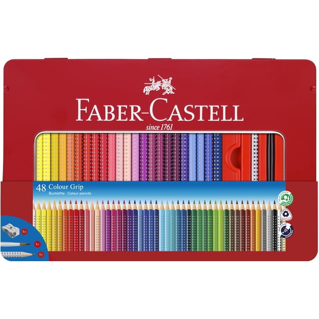 Faber-Castell 48 Colour Grip Pencil with Accessories