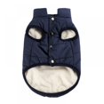 thumbnail image 3 of Pet Dog Jacket 2 Layers Fleece Lined Warm Dog Jacket Soft Windproof Small Dog Coat for Winter Cold Weather, 3 of 12
